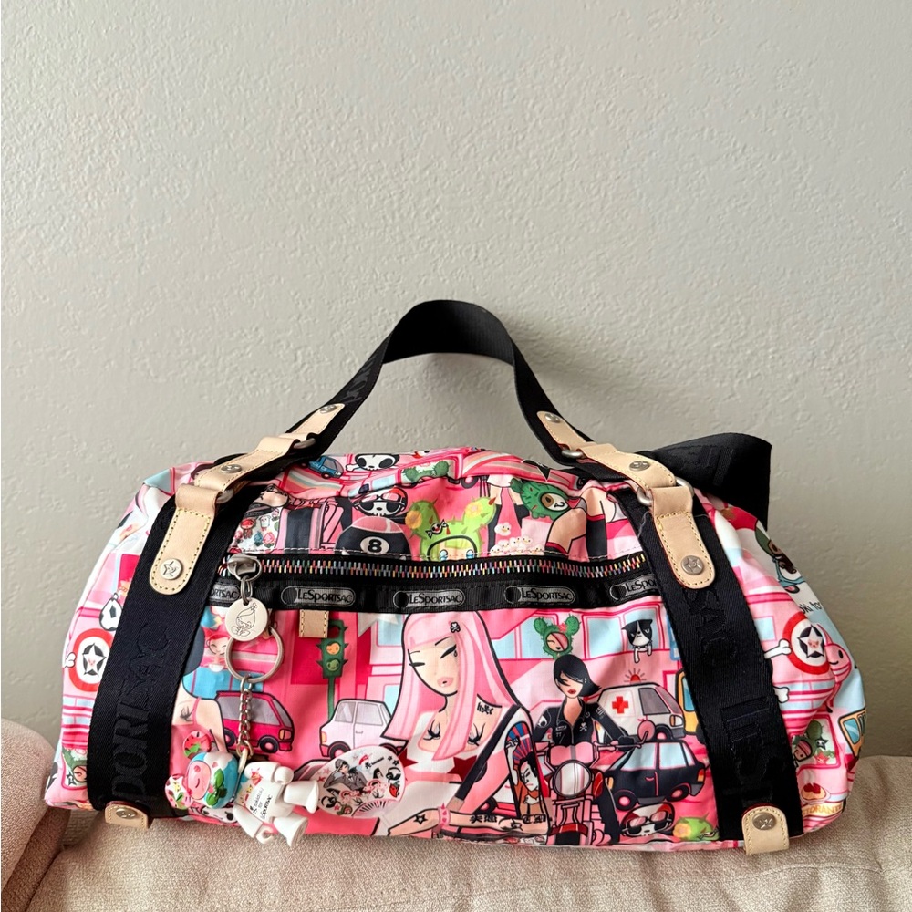 Lesportsac Tokidoki collab Shoulder Bag with bag charm